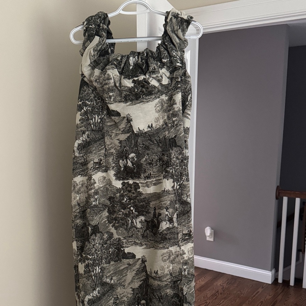 Tuckernuck Black and White Toile Midi Dress